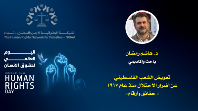 اليوم العالمي للتضامن مع الشعب الفلسطينيي والذكـــرى ٧٧ لليــــوم العالمي لحقــــوق الانسان 